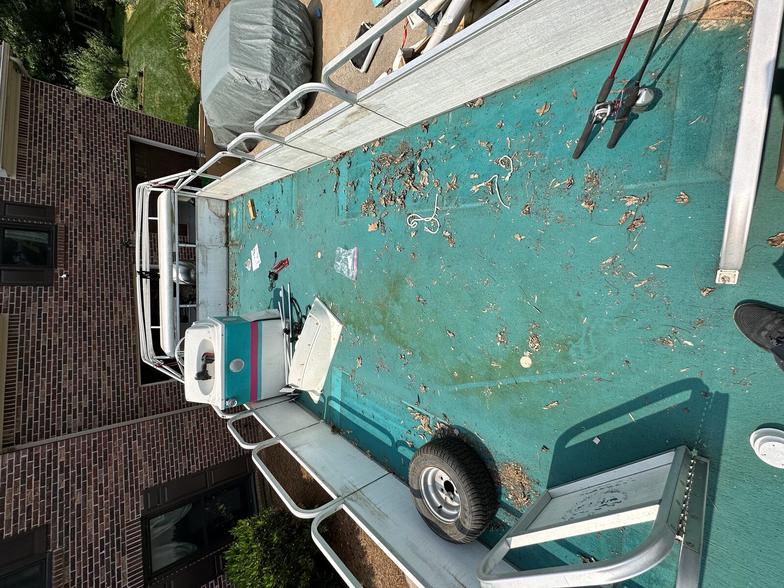 Pontoon Rebuild — before