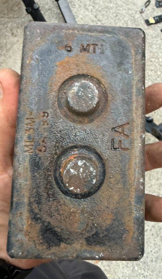 A bent axle, and a donor coded 3S73 — 2 of 2